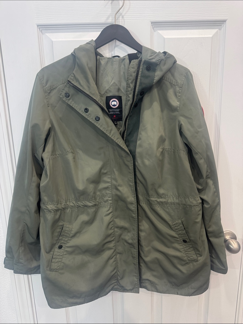 Canada Goose Minden Jacket. Size Large. Olive green color. Good used condition